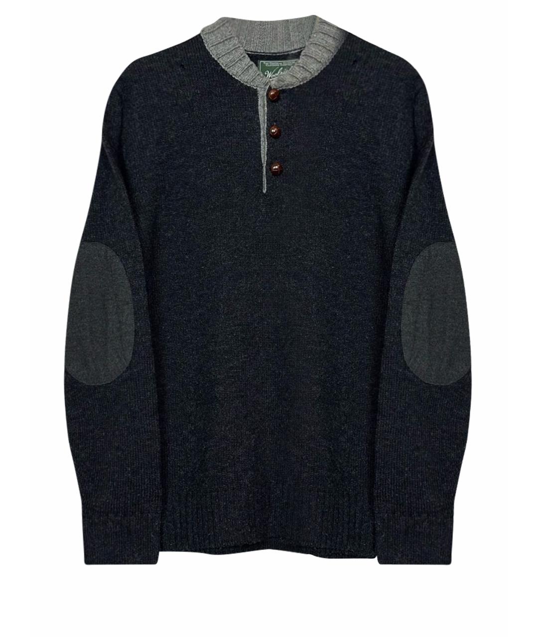 WOOLRICH Серый шерстяной джемпер / свитер, фото 1