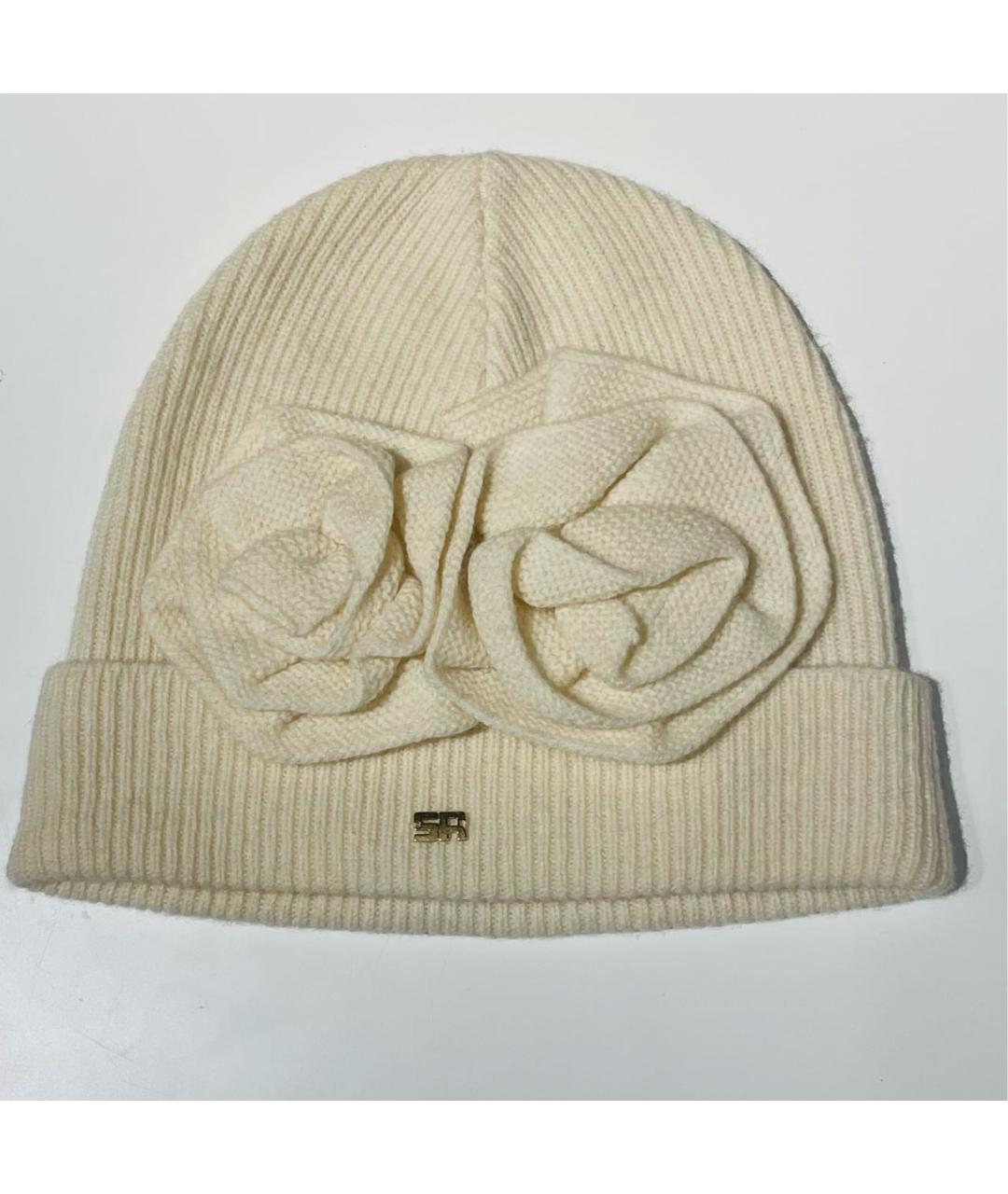 SONIA RYKIEL Бежевая шерстяная шапка, фото 8