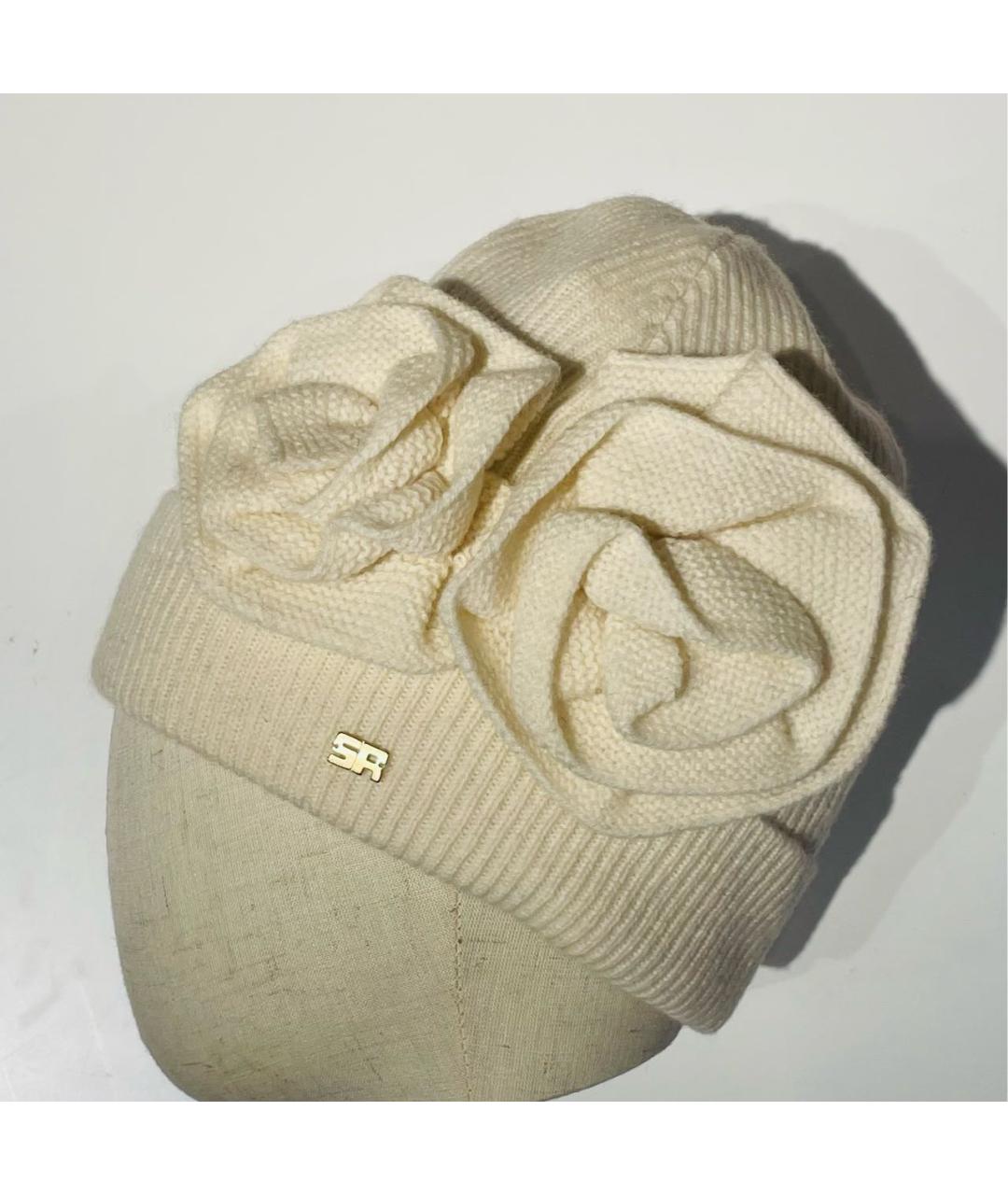SONIA RYKIEL Бежевая шерстяная шапка, фото 6