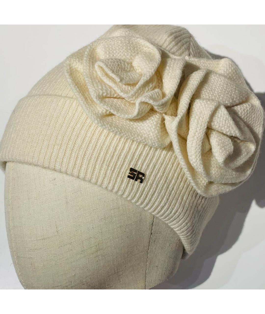 SONIA RYKIEL Бежевая шерстяная шапка, фото 7