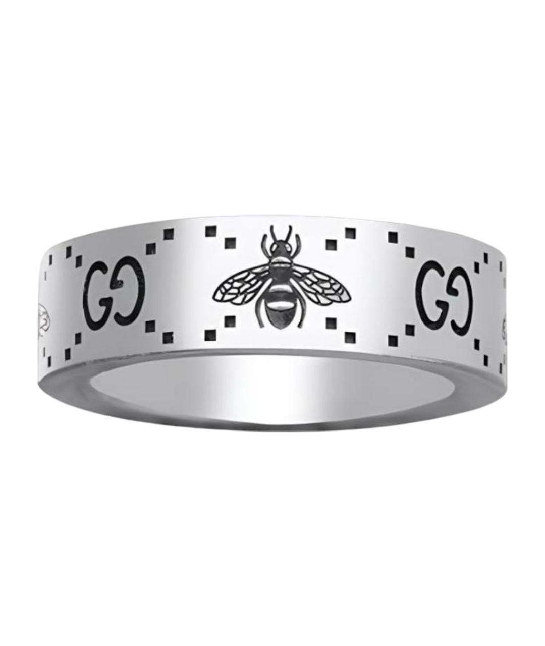 GUCCI Серебряное серебряное кольцо, фото 1