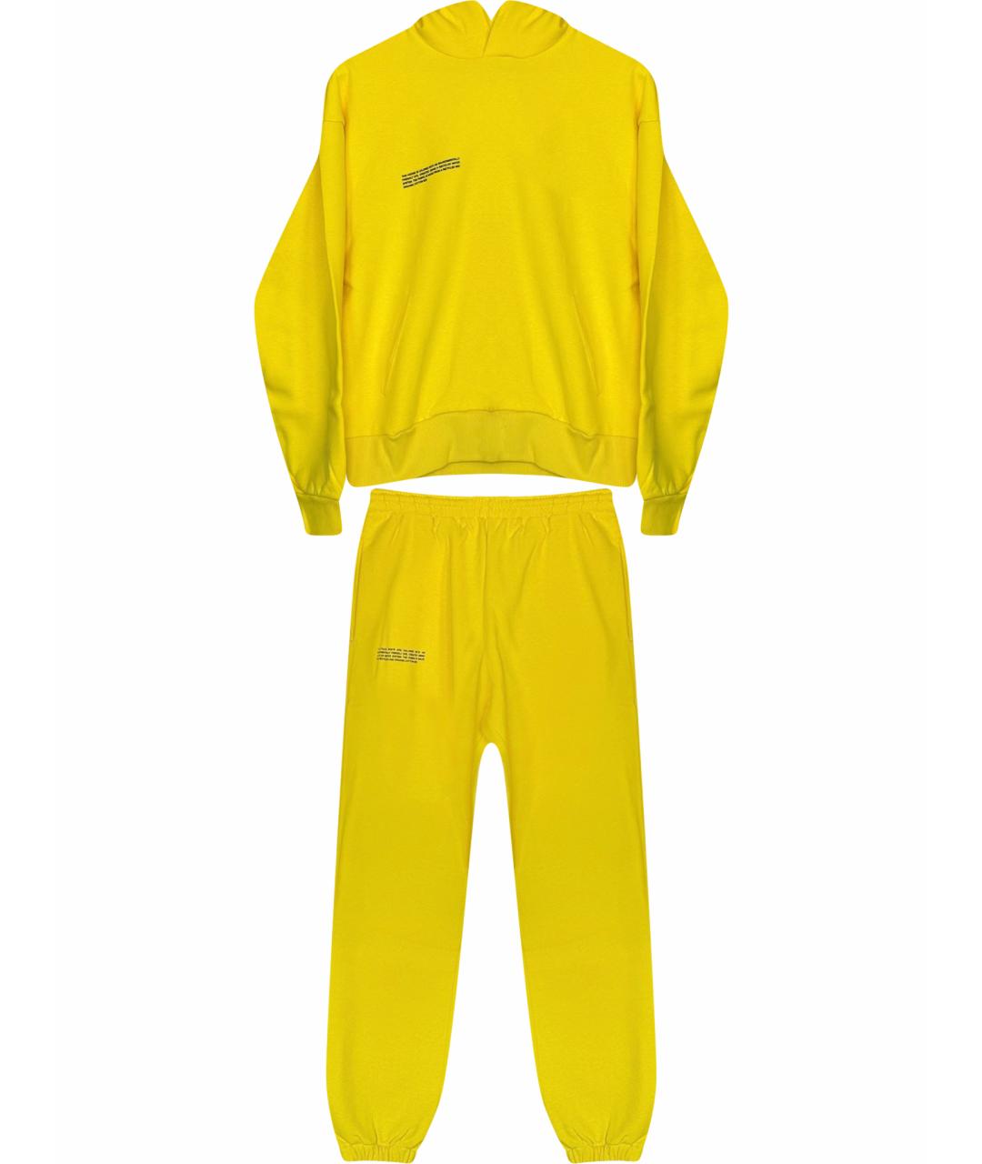 THE PANGAIA Желтый хлопковый спортивные костюмы, фото 1