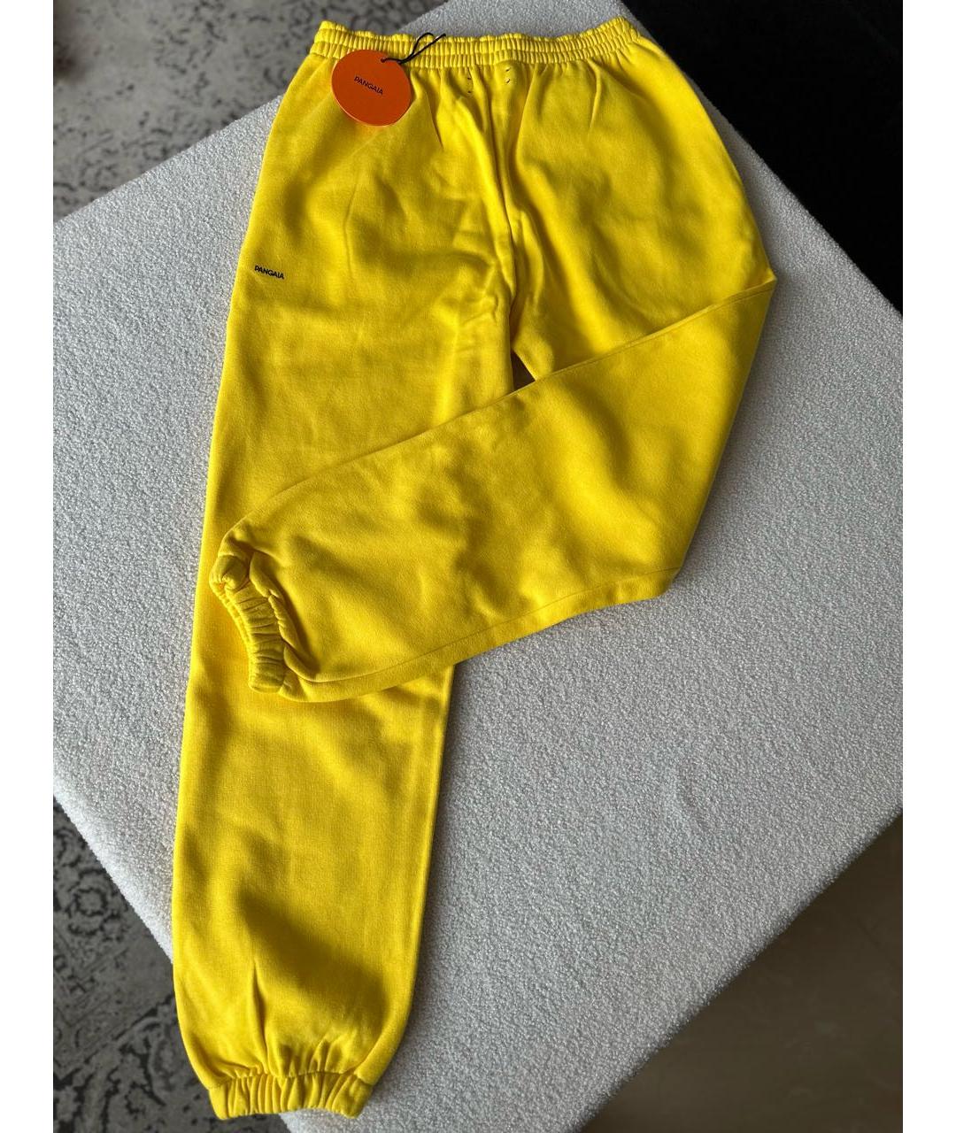 THE PANGAIA Желтый хлопковый спортивные костюмы, фото 4