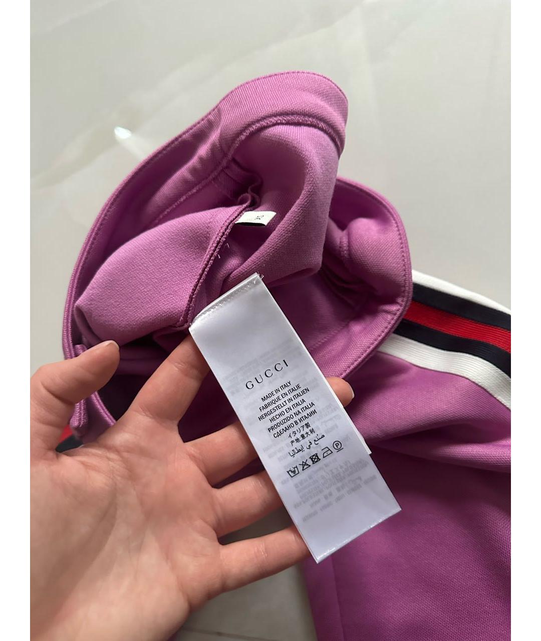 GUCCI Розовые леггинсы и велосипедки, фото 5