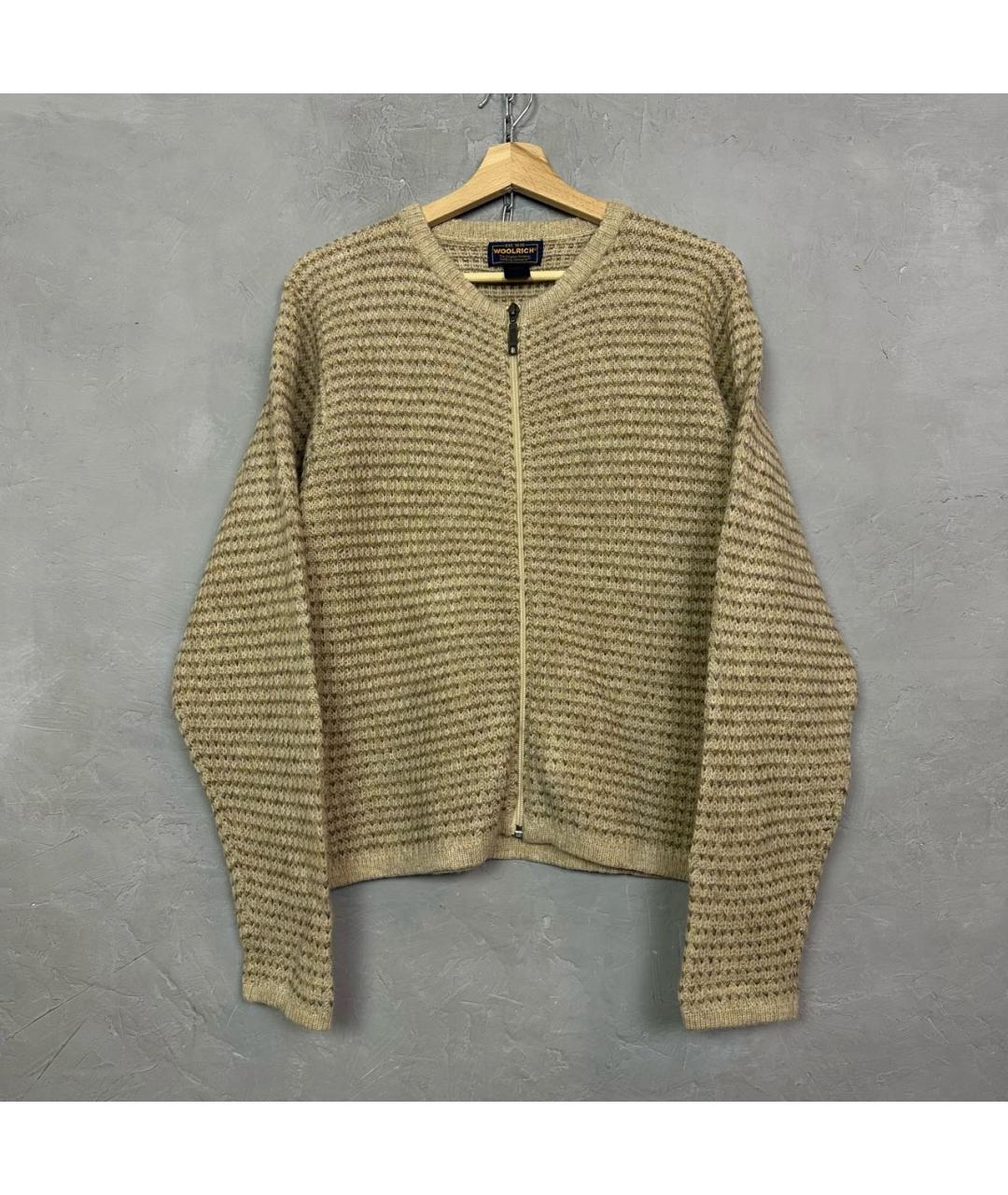 WOOLRICH Бежевый шерстяной джемпер / свитер, фото 2