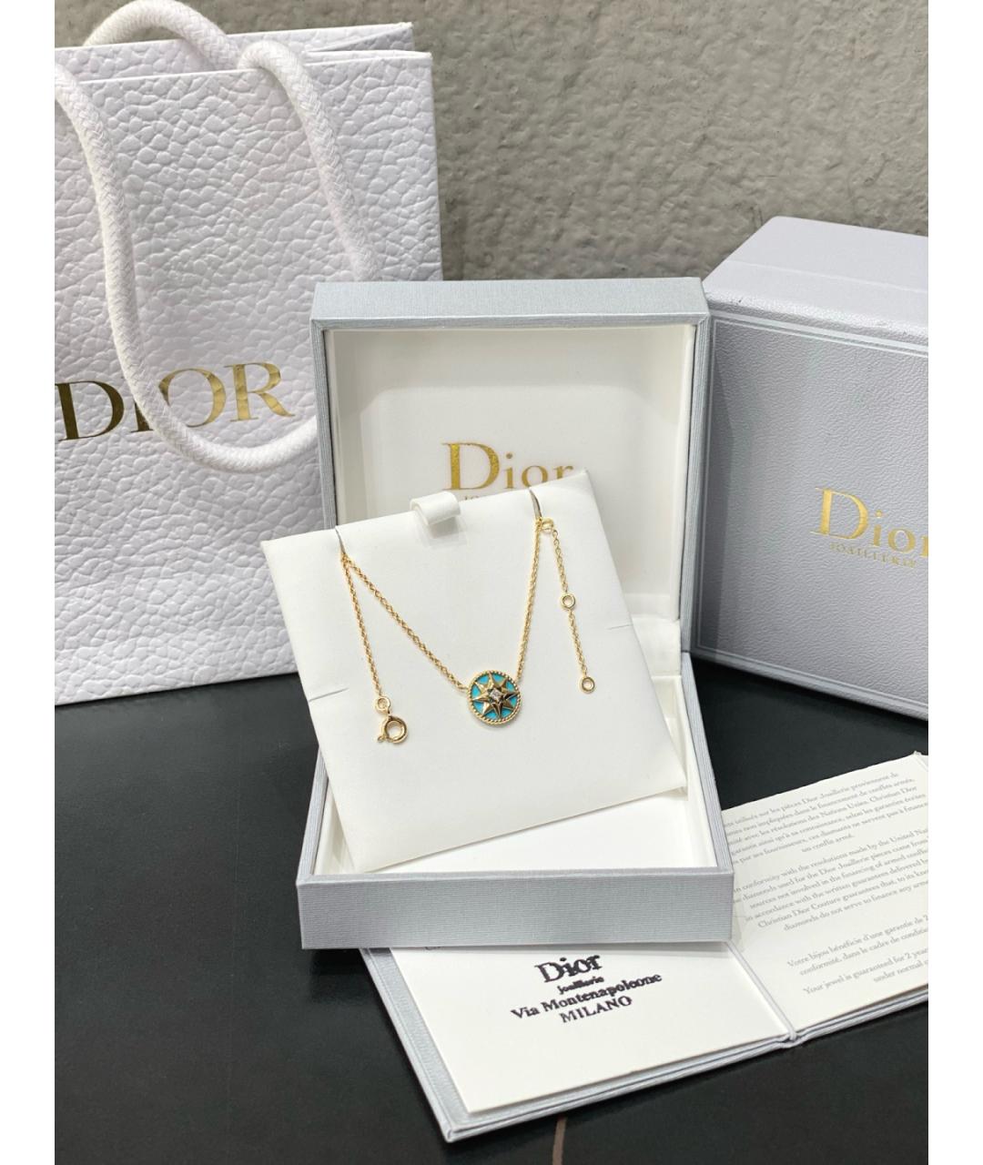 CHRISTIAN DIOR Золотое колье из желтого золота, фото 2