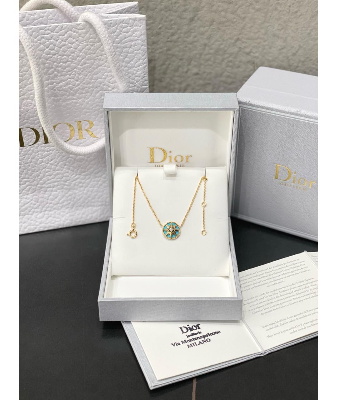 CHRISTIAN DIOR Золотое колье из желтого золота, фото 10