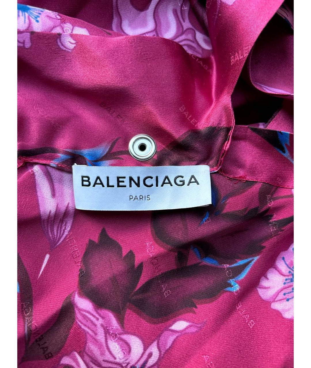 BALENCIAGA Мульти шелковая блузы, фото 3