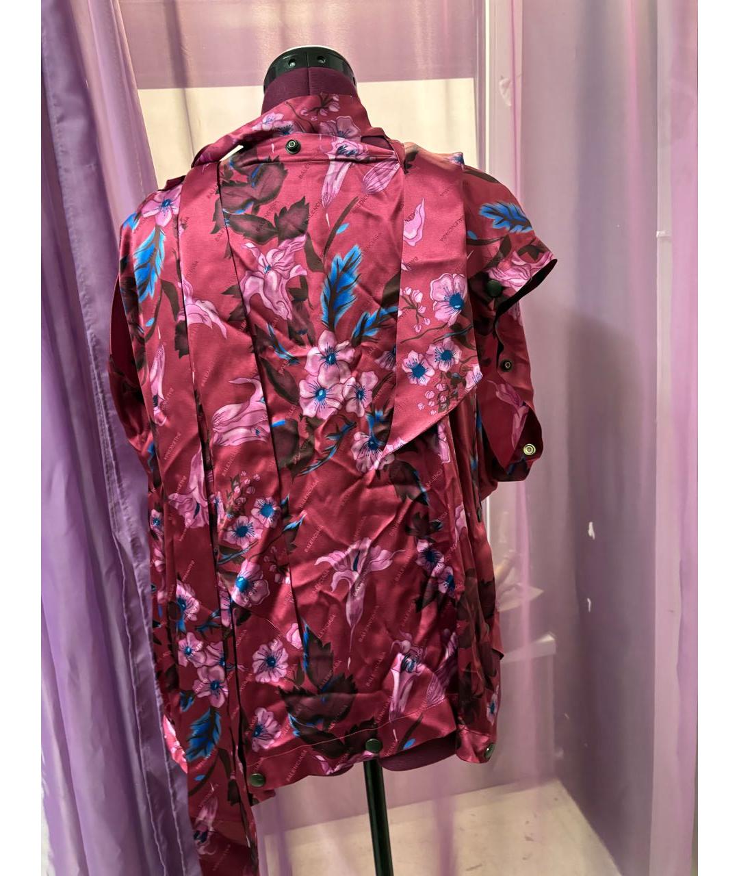 BALENCIAGA Мульти шелковая блузы, фото 2