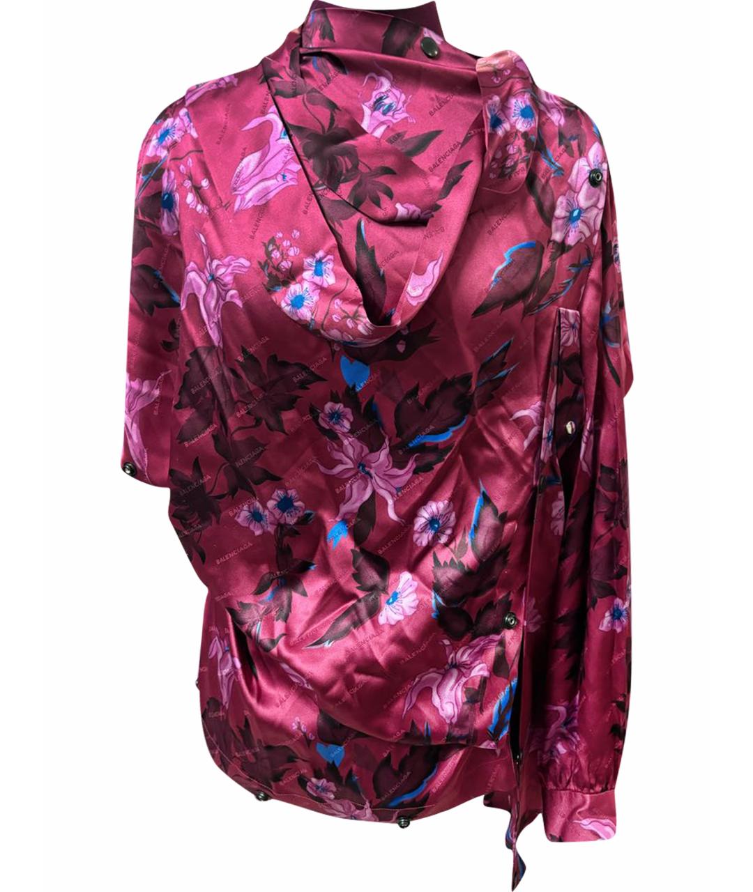 BALENCIAGA Мульти шелковая блузы, фото 1
