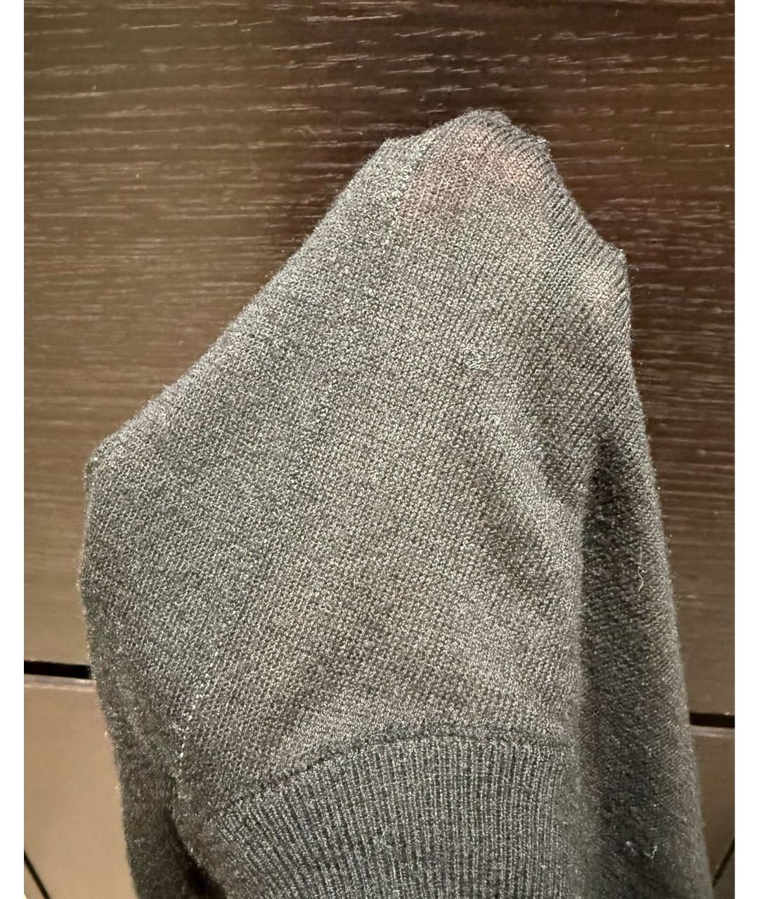 BURBERRY Черная шерстяная водолазка, фото 7