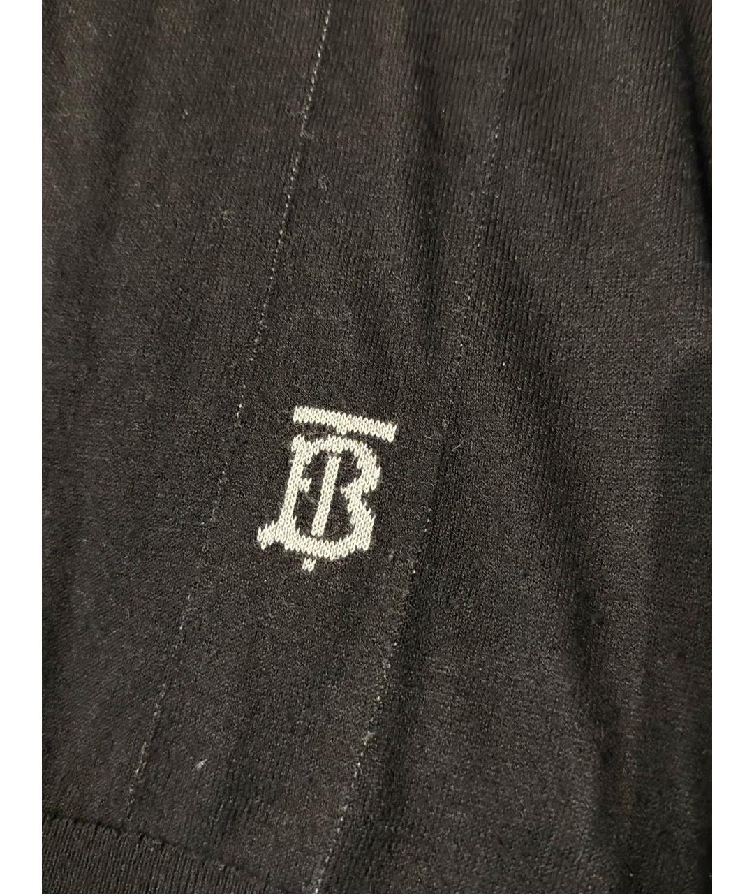 BURBERRY Черная шерстяная водолазка, фото 6