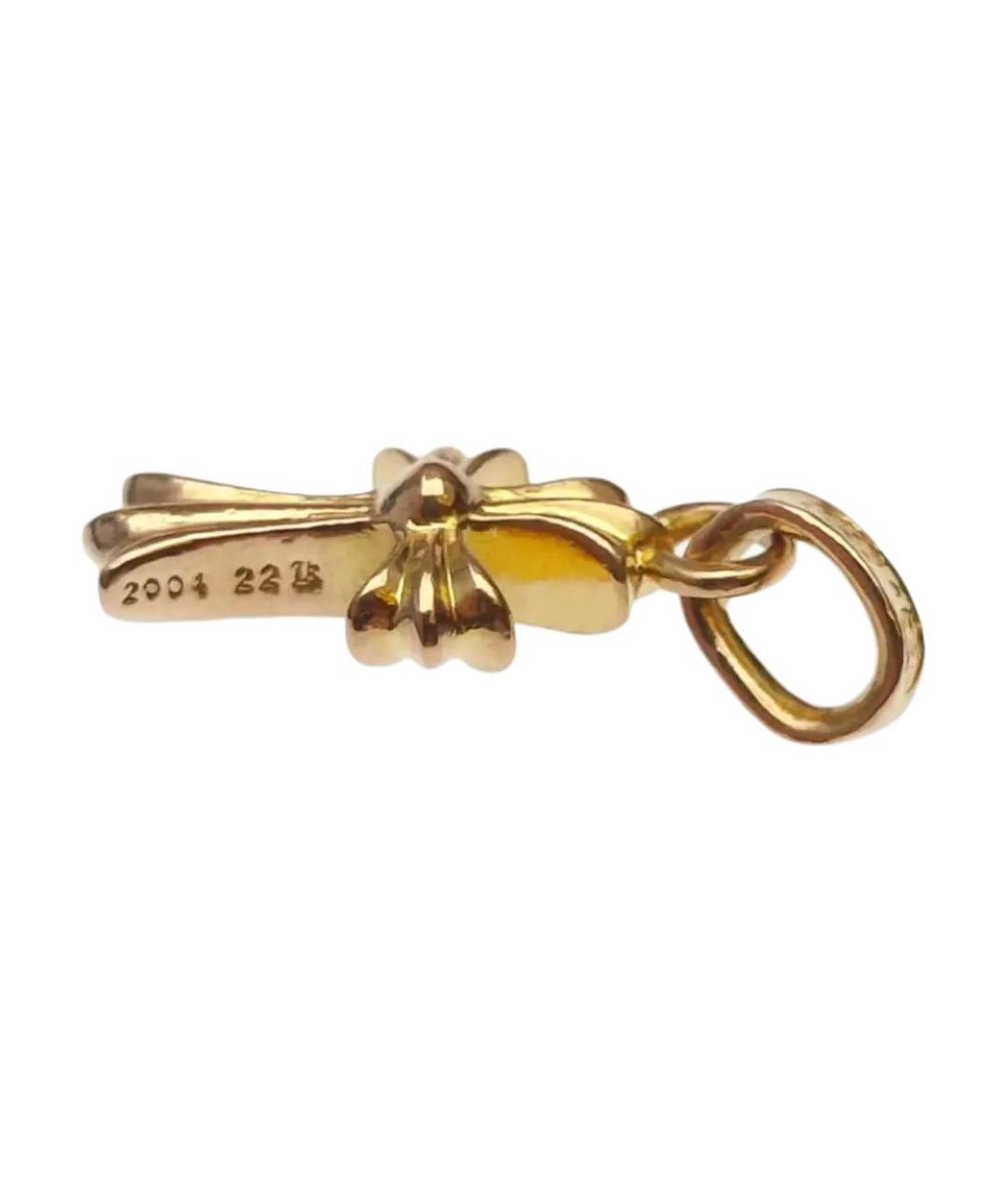 CHROME HEARTS Золотая подвеска из желтого золота, фото 3