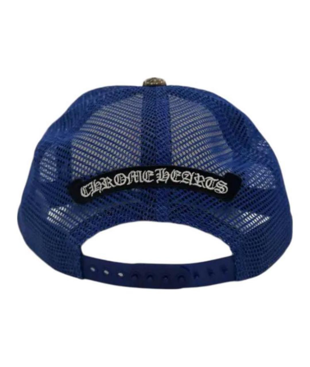 CHROME HEARTS Синяя хлопковая кепка/бейсболка, фото 5