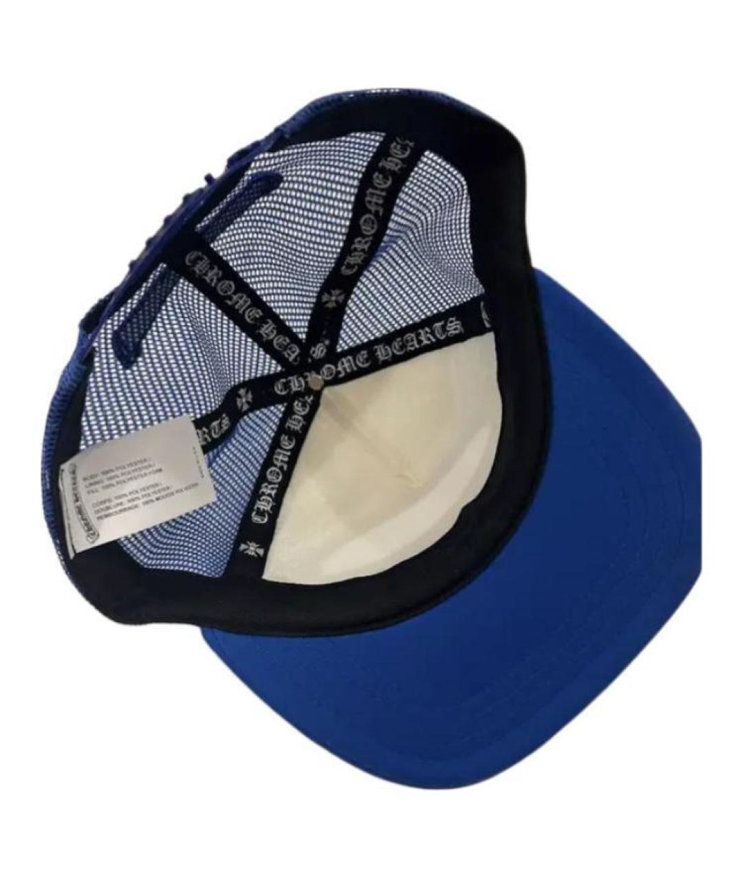CHROME HEARTS Синяя хлопковая кепка/бейсболка, фото 6