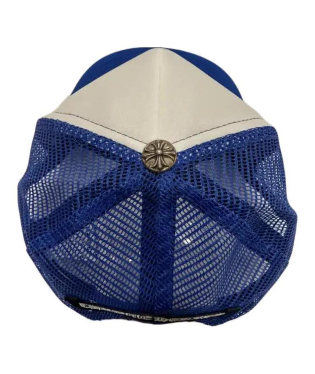 CHROME HEARTS Синяя хлопковая кепка/бейсболка, фото 3