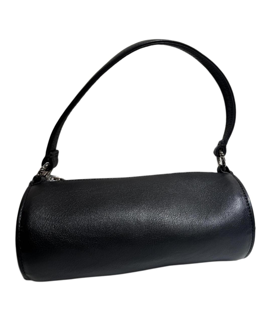 CHROME HEARTS Черная кожаная сумка через плечо, фото 2