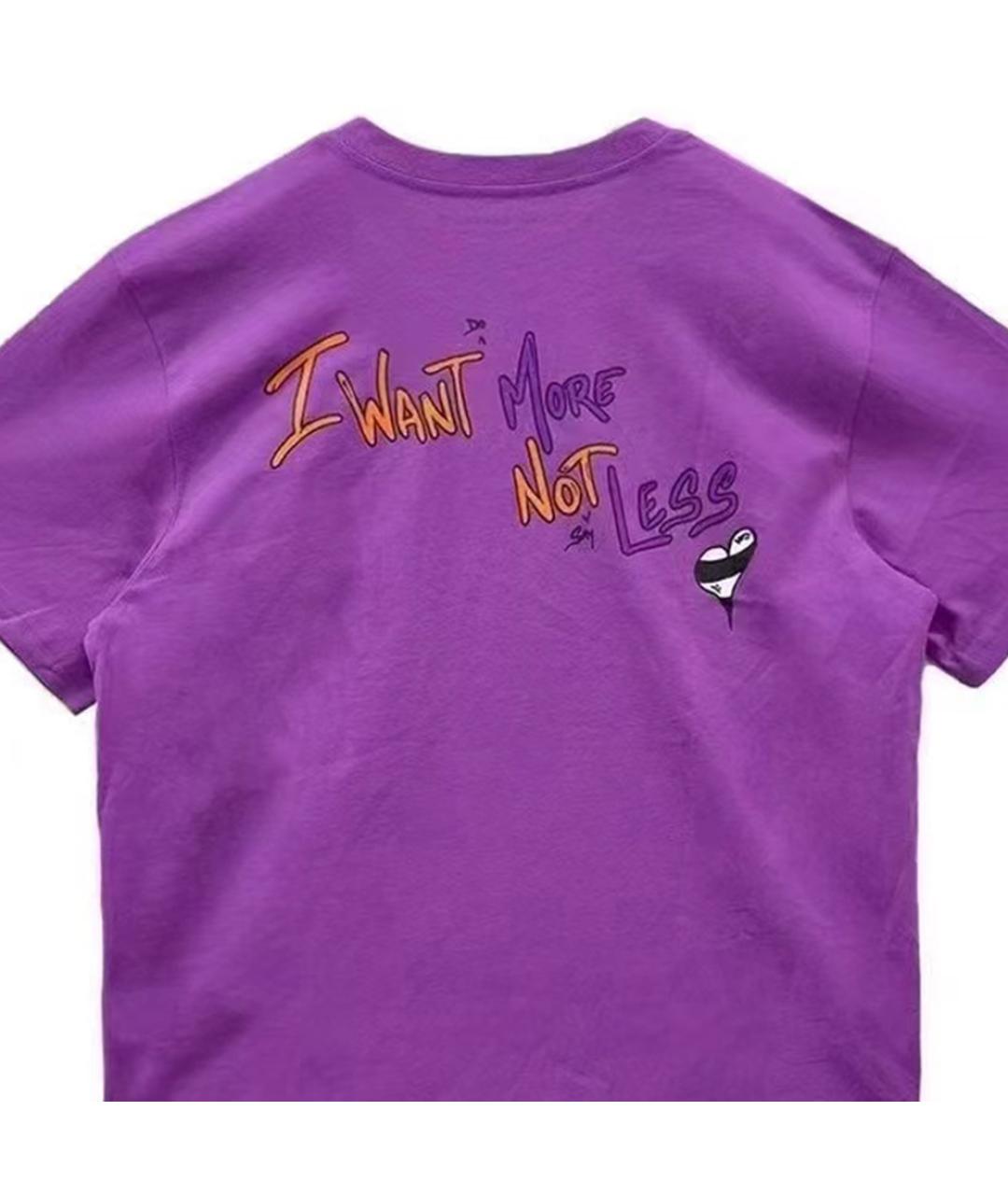 CHROME HEARTS Фиолетовая хлопковая футболка, фото 5