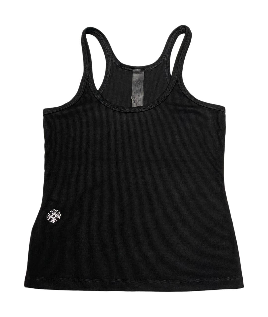 CHROME HEARTS Черная хлопковая майка, фото 2