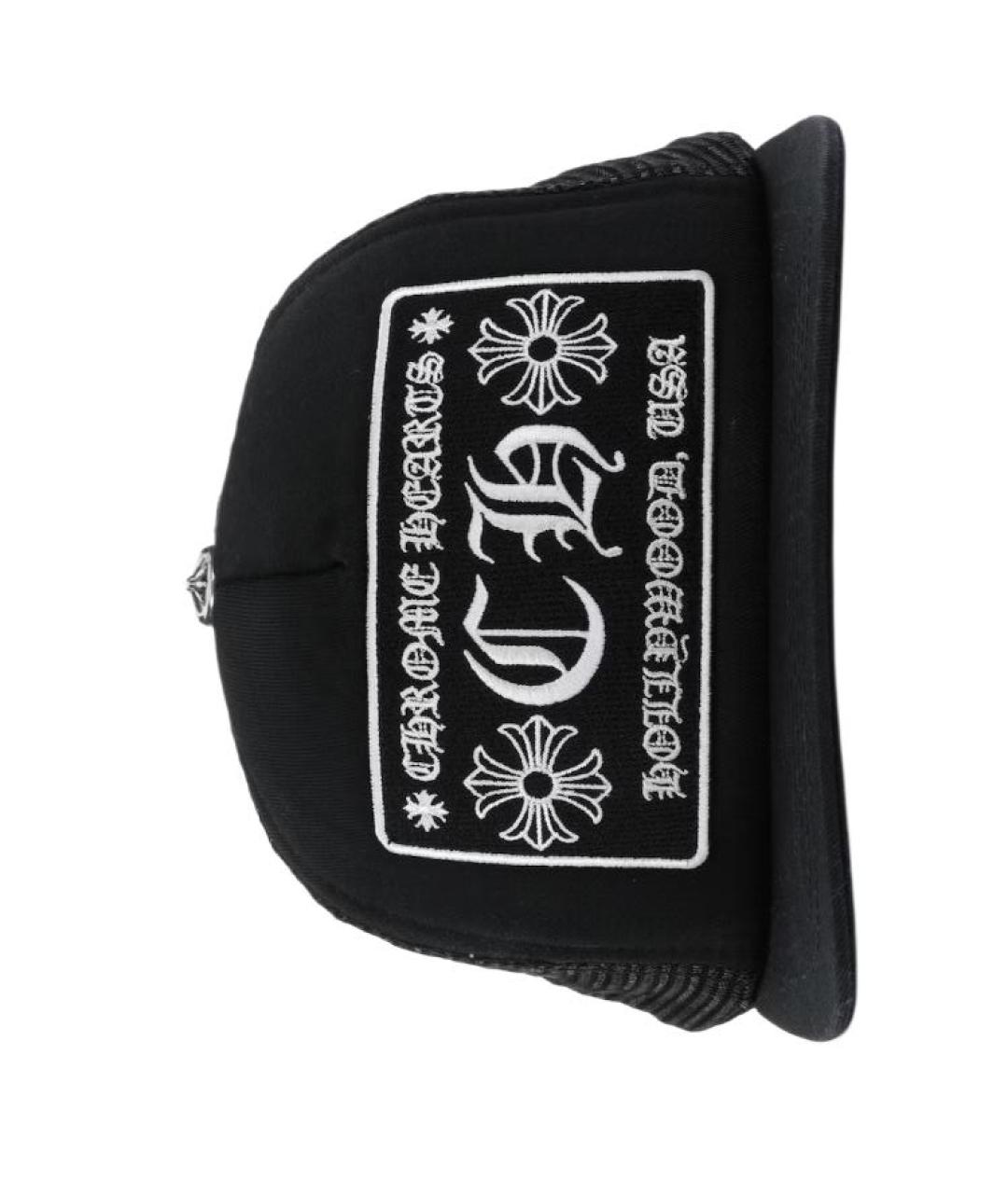 CHROME HEARTS Черная хлопковая кепка, фото 2