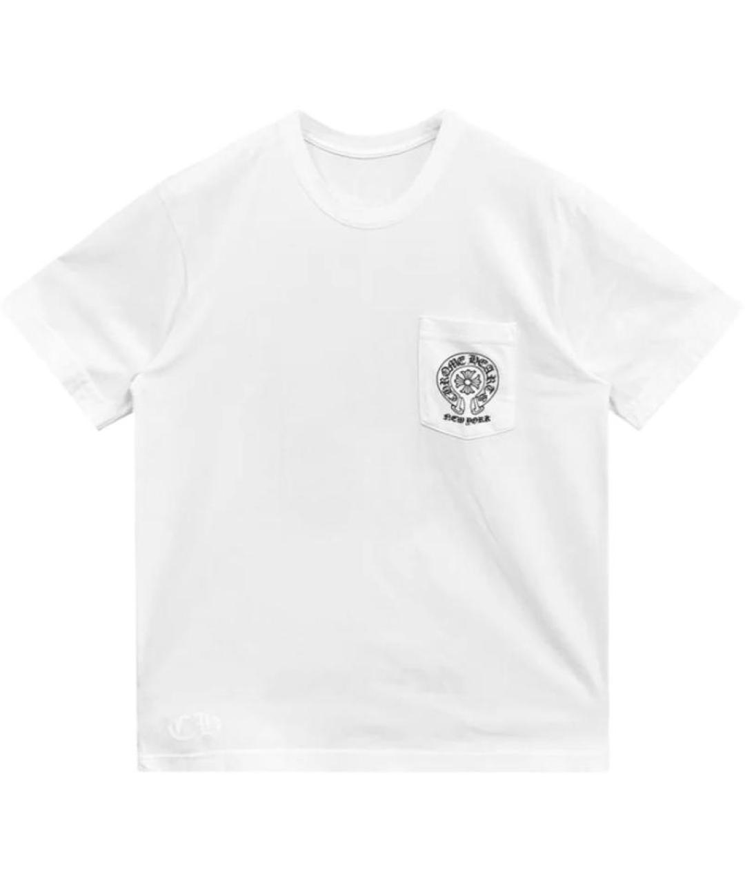 CHROME HEARTS Белая хлопковая футболка, фото 1