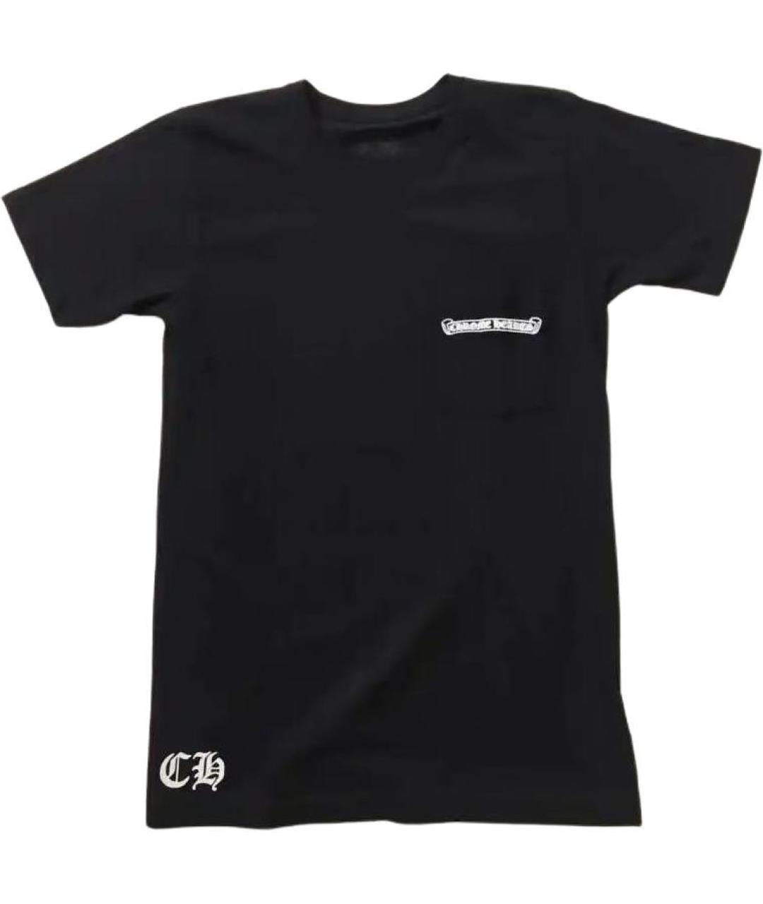 CHROME HEARTS Черная хлопковая футболка, фото 1