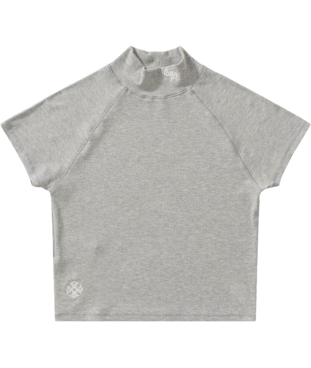 CHROME HEARTS Серая хлопковая футболка, фото 1