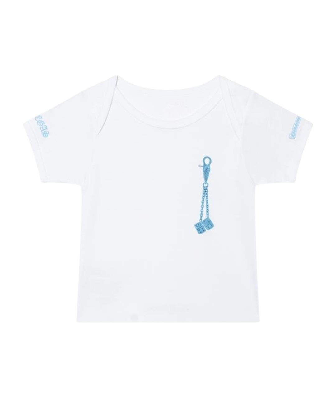 CHROME HEARTS Белая хлопковая футболка, фото 1