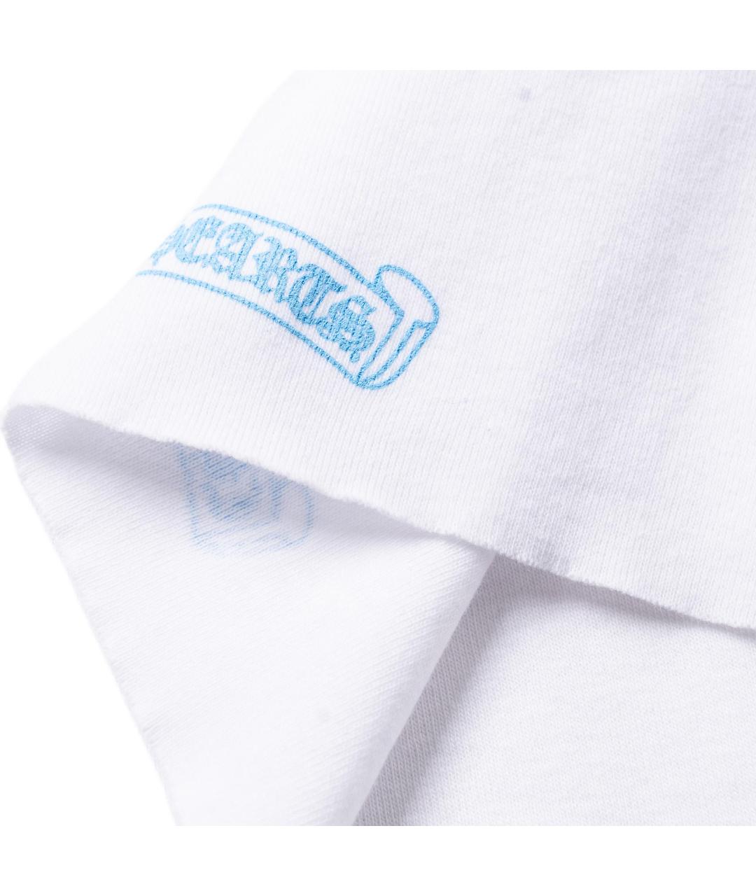CHROME HEARTS Белая хлопковая футболка, фото 5