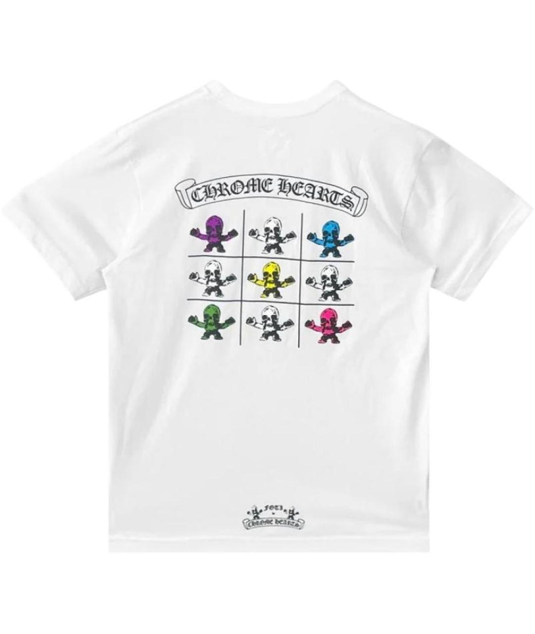 CHROME HEARTS Белая хлопковая футболка, фото 2