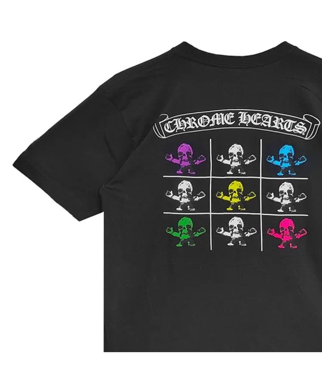 CHROME HEARTS Черная хлопковая футболка, фото 3