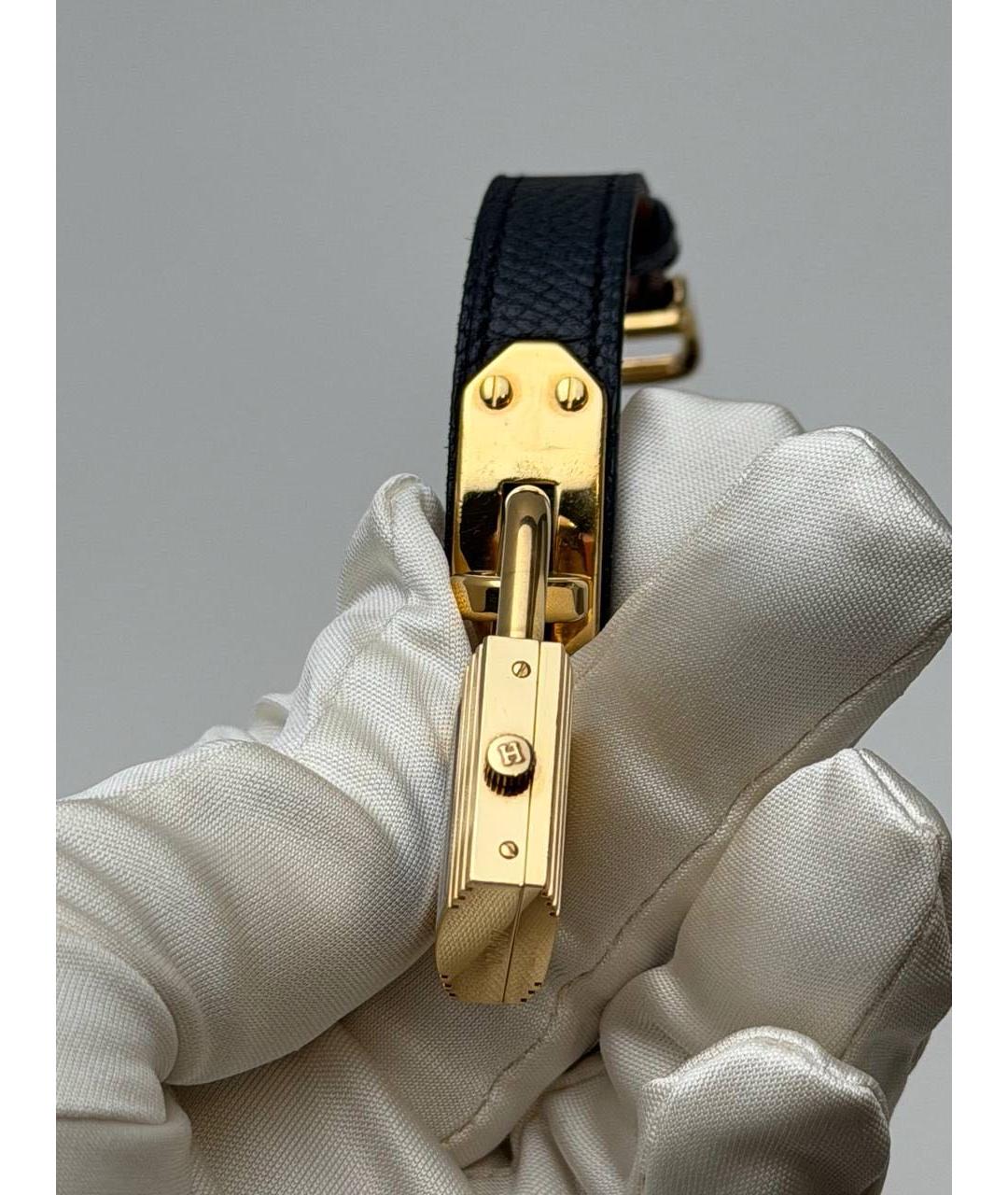 HERMES Золотые позолоченные часы, фото 4