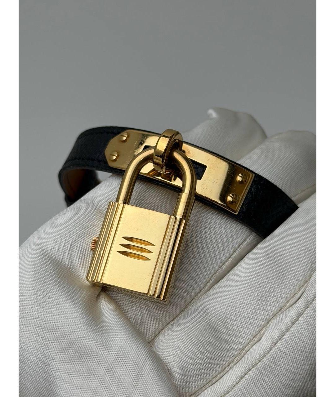 HERMES Золотые позолоченные часы, фото 5