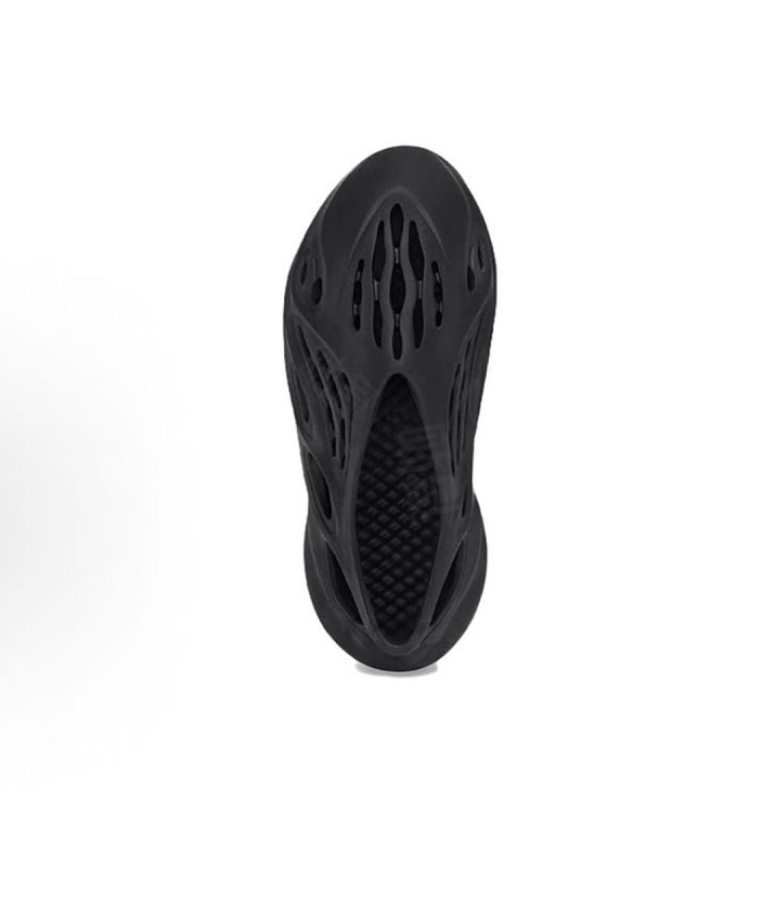 ADIDAS YEEZY Черные резиновые сандалии, фото 4