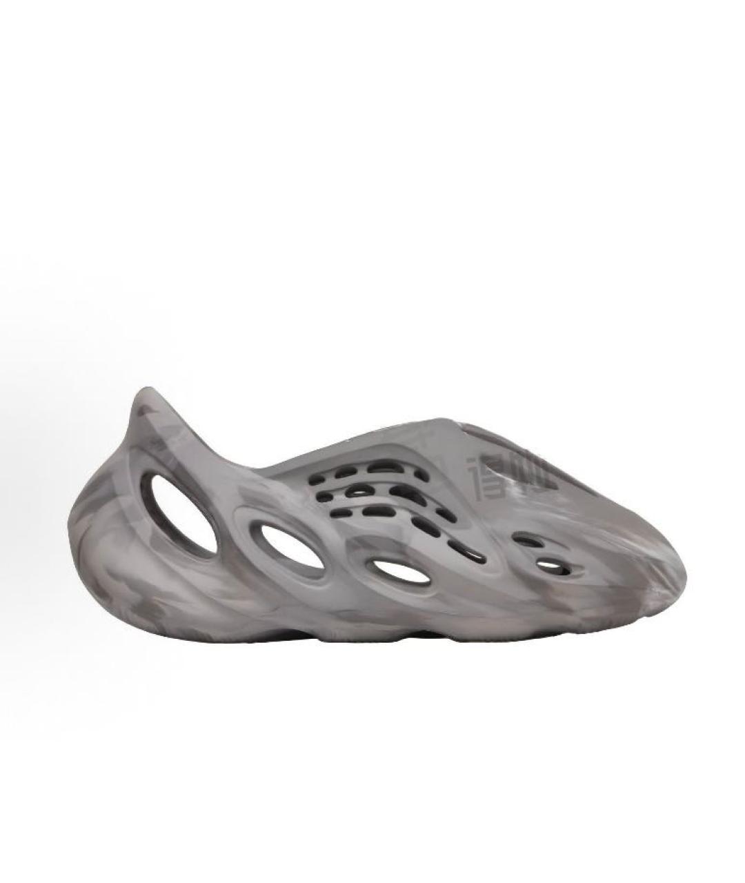 ADIDAS YEEZY Серые резиновые сандалии, фото 6