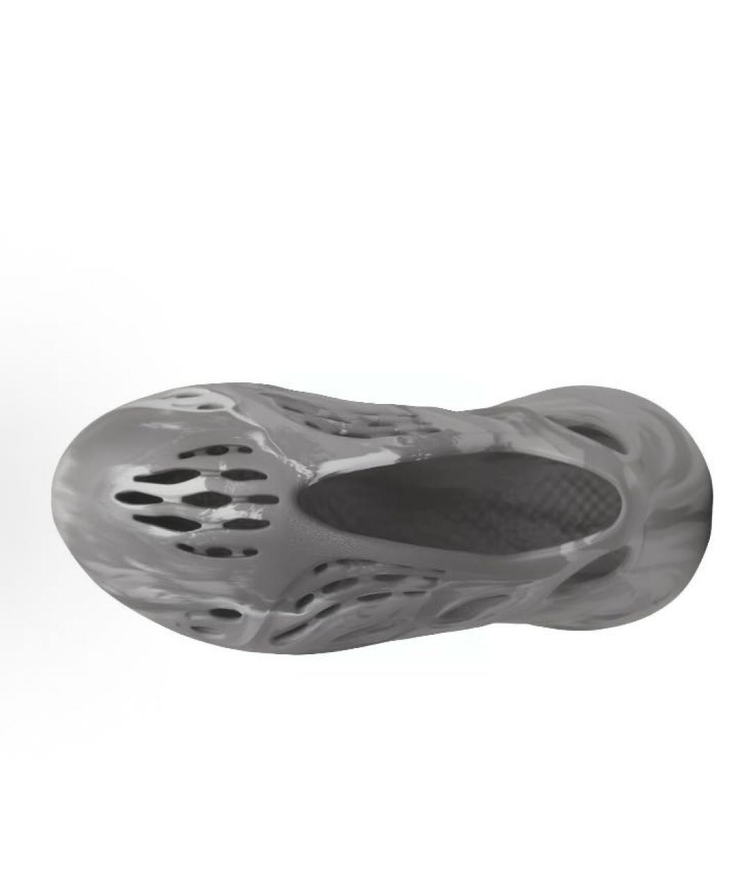 ADIDAS YEEZY Серые резиновые сандалии, фото 3
