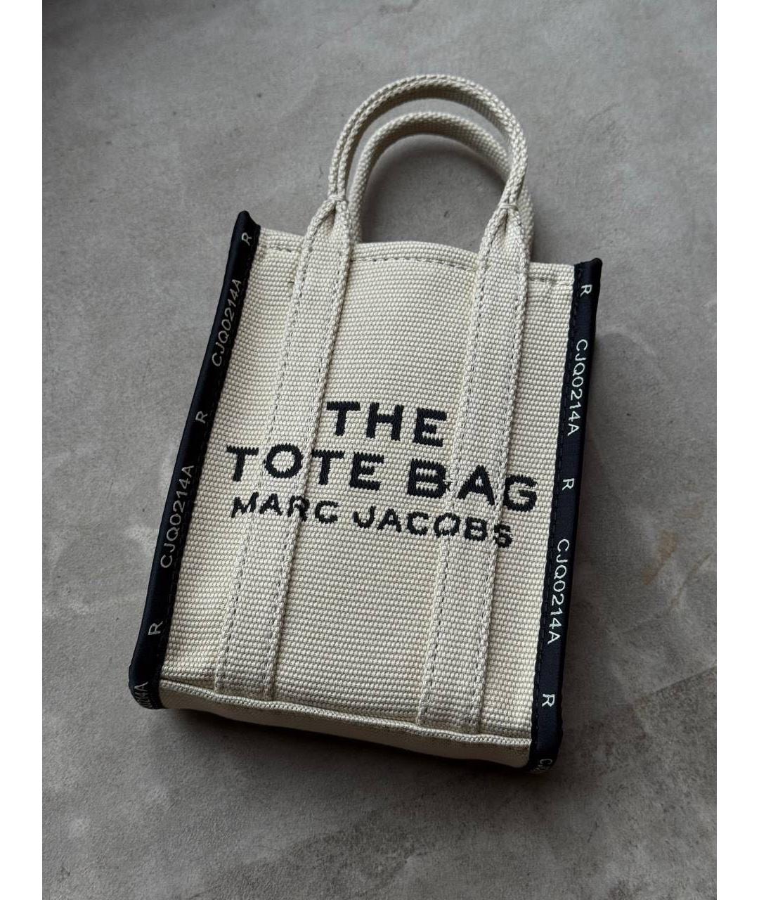 MARC JACOBS Бежевая деним сумка через плечо, фото 2