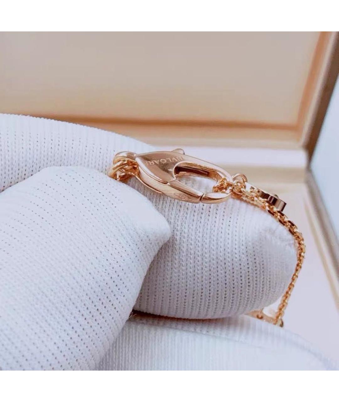 BVLGARI Черное колье из розового золота, фото 6