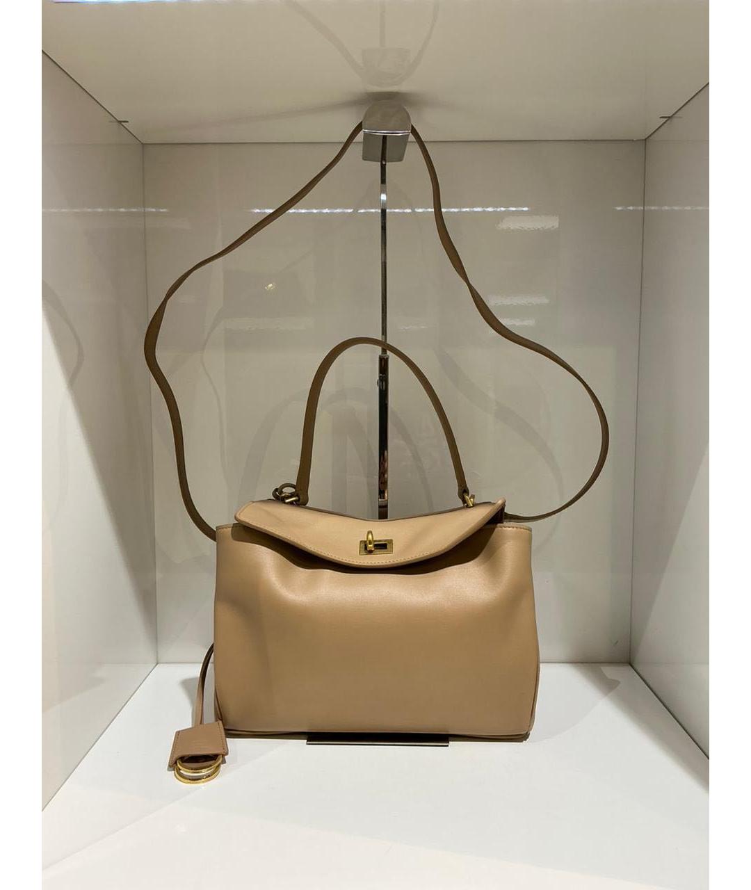 BALENCIAGA Коричневая кожаная сумка через плечо, фото 2