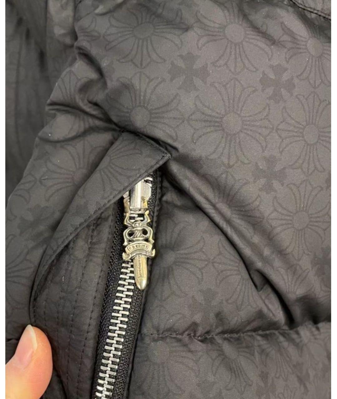 CHROME HEARTS Черная хлопковая куртка, фото 5