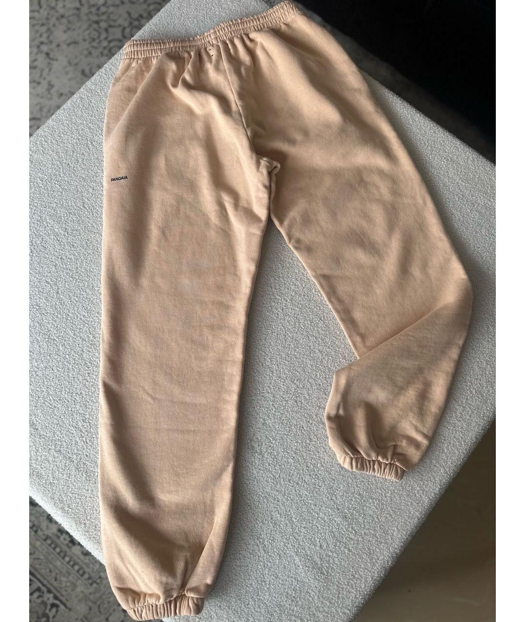 THE PANGAIA Бежевые хлопковые спортивные брюки и шорты, фото 2