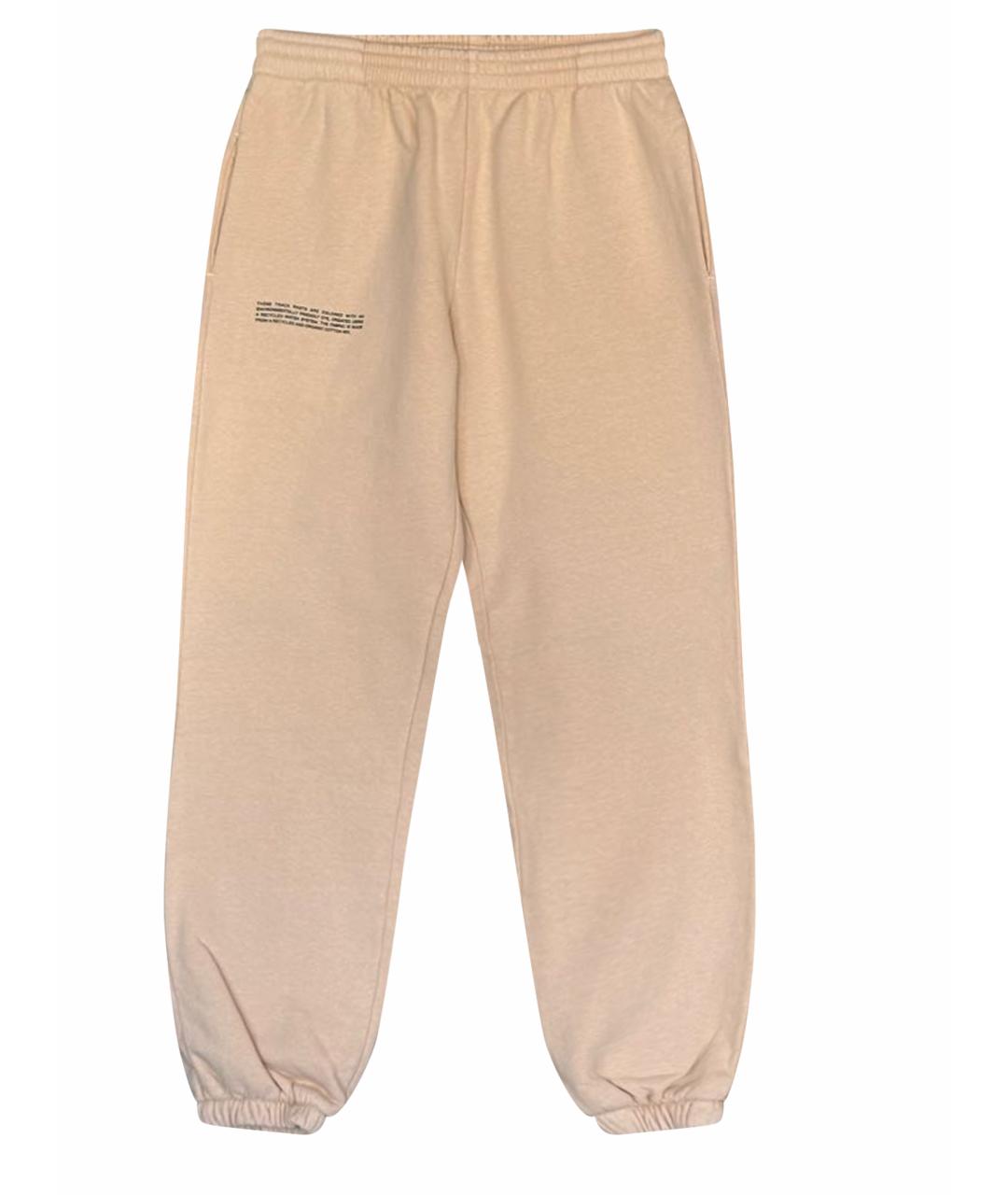 THE PANGAIA Бежевые хлопковые спортивные брюки и шорты, фото 1