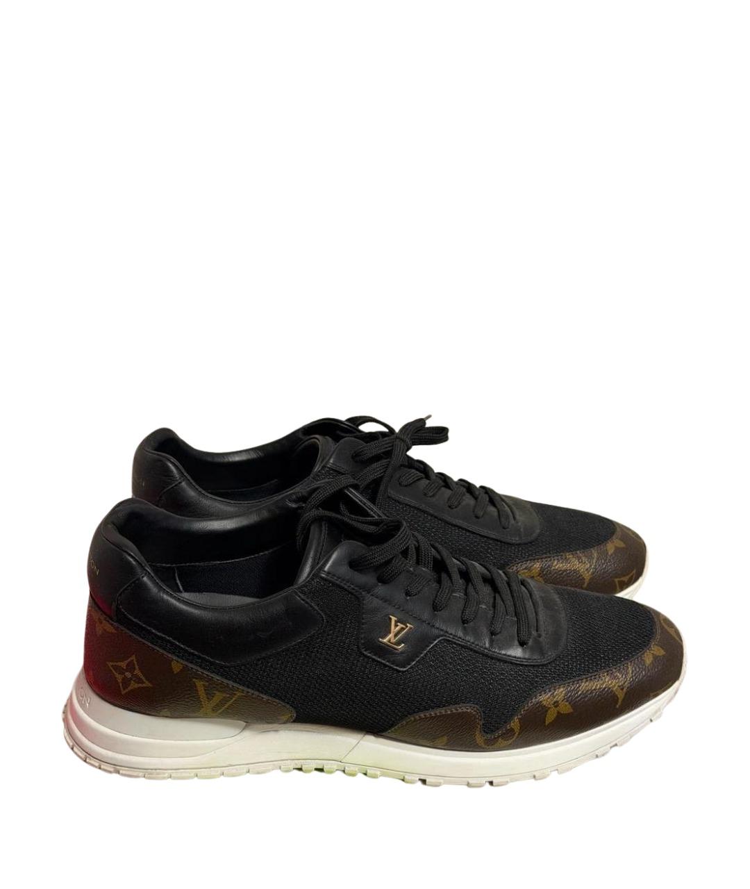 LOUIS VUITTON Коричневые кожаные низкие кроссовки / кеды, фото 1