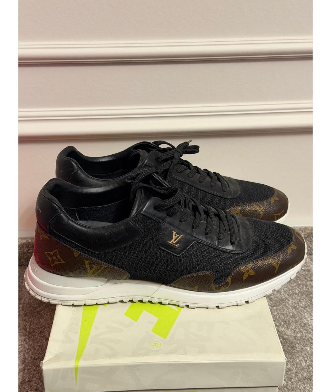 LOUIS VUITTON Коричневые кожаные низкие кроссовки / кеды, фото 5