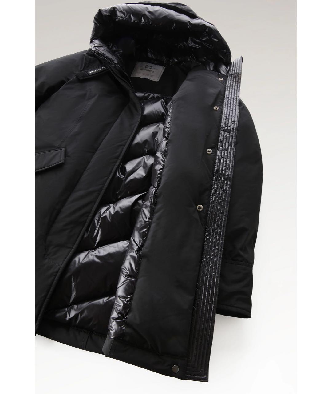 WOOLRICH Черный пуховик, фото 4
