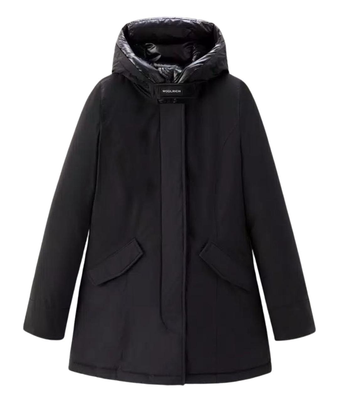 WOOLRICH Черный пуховик, фото 1