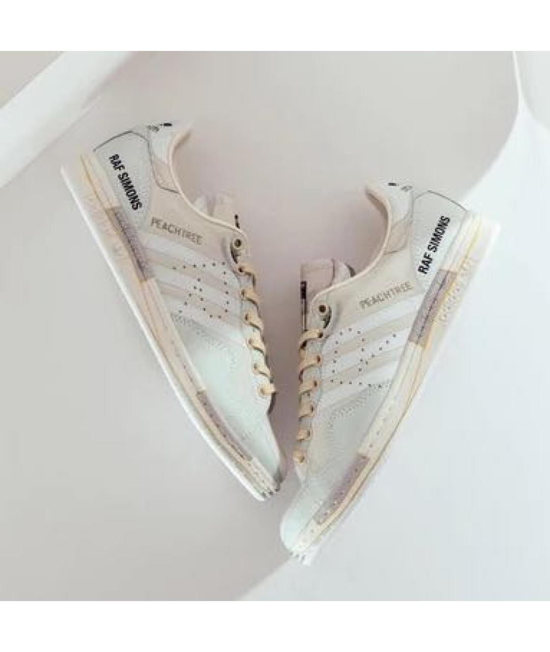 ADIDAS X RAF SIMONS Мульти кожаные низкие кроссовки / кеды, фото 8