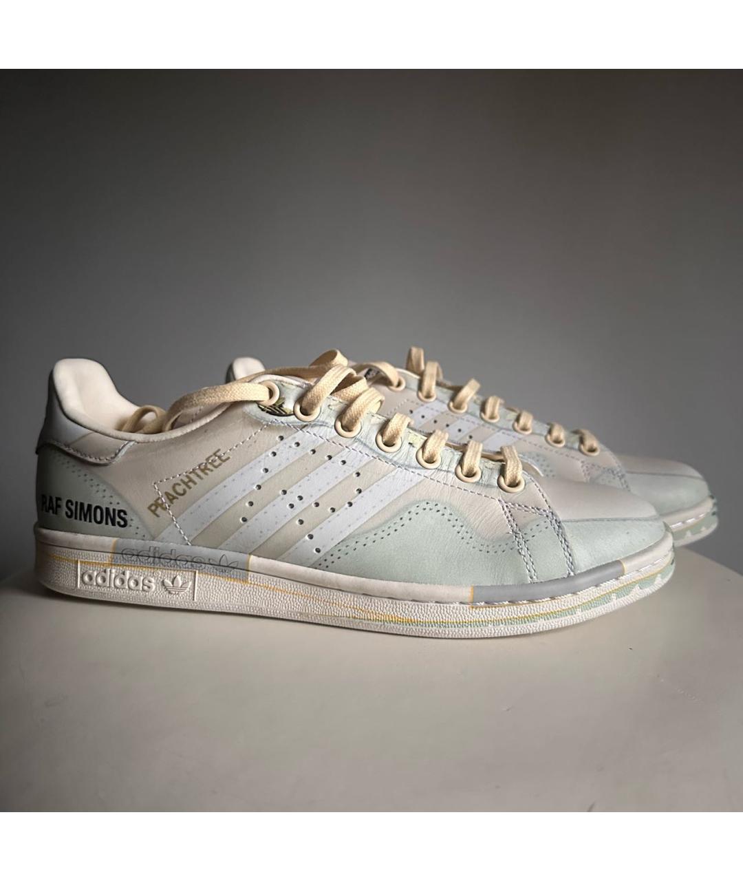 ADIDAS X RAF SIMONS Мульти кожаные низкие кроссовки / кеды, фото 3