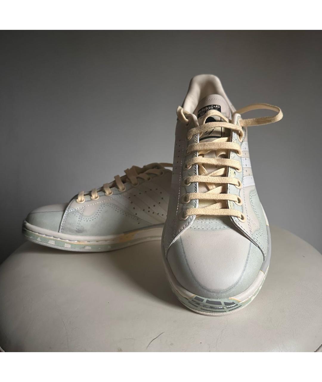 ADIDAS X RAF SIMONS Мульти кожаные низкие кроссовки / кеды, фото 2