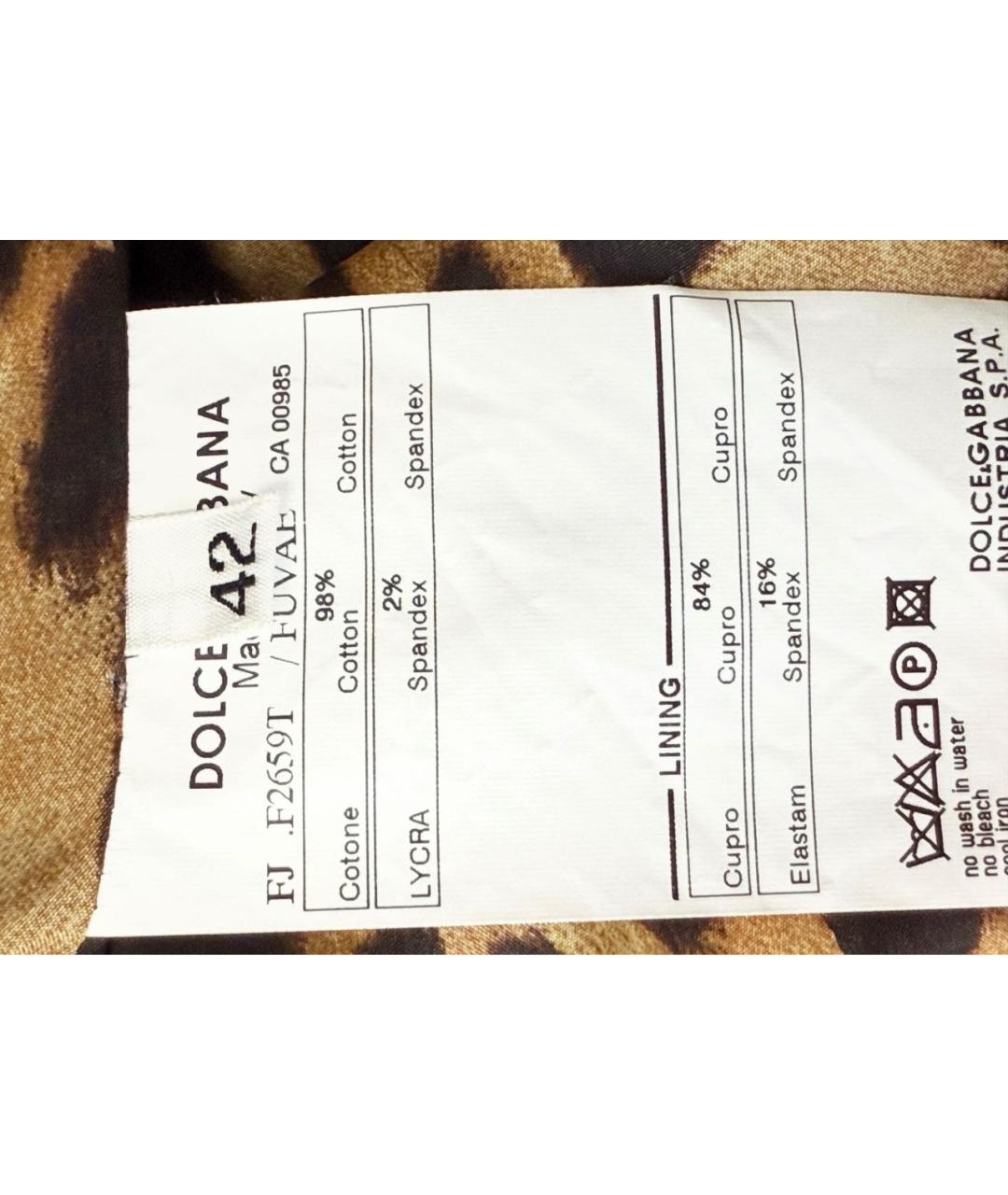 DOLCE&GABBANA Черный хлопковый жакет/пиджак, фото 7